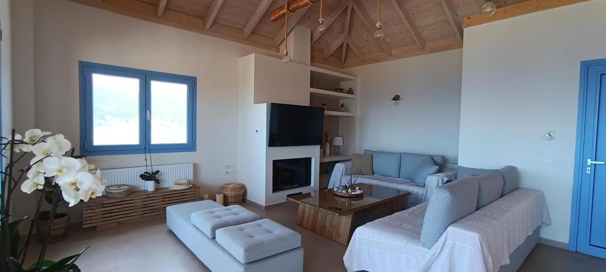 Augustela Villa Seaview Vacation Villa Ajía Effimía Kültér fotó