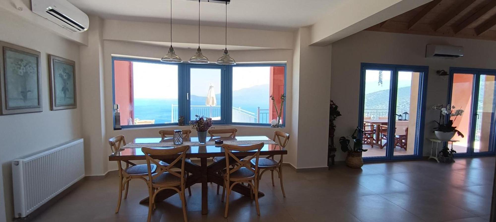 Augustela Villa Seaview Vacation Villa Ajía Effimía Kültér fotó