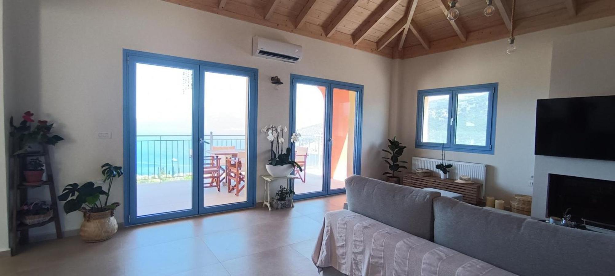 Augustela Villa Seaview Vacation Villa Ajía Effimía Kültér fotó