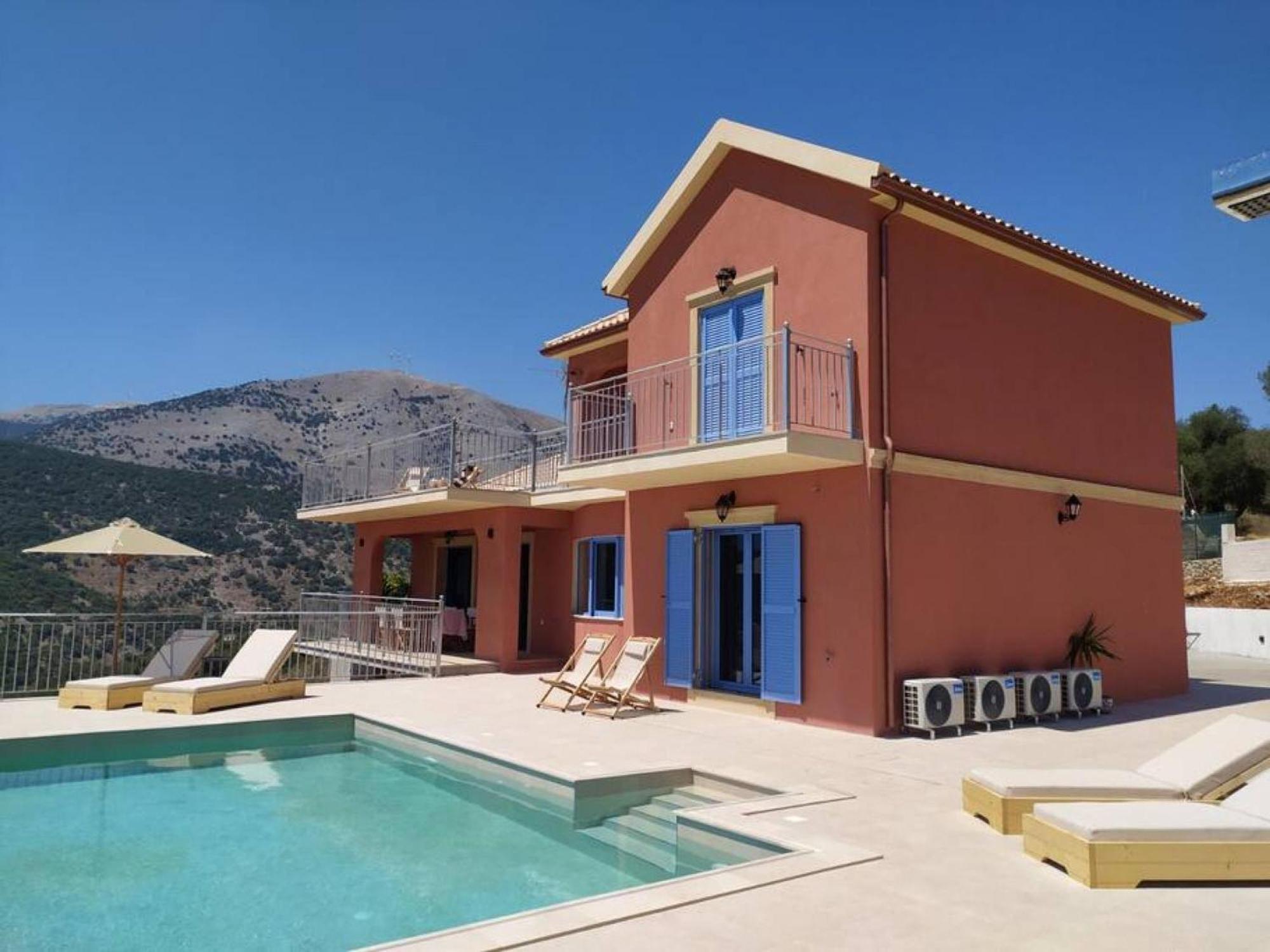 Augustela Villa Seaview Vacation Villa Ajía Effimía Kültér fotó